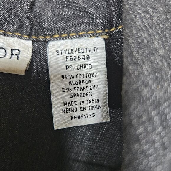 Sag Harbor Jean Denim Jacket Coat Long Sleeve 3 Button Pockets Petite Sm. Classy - Picture 4 of 8